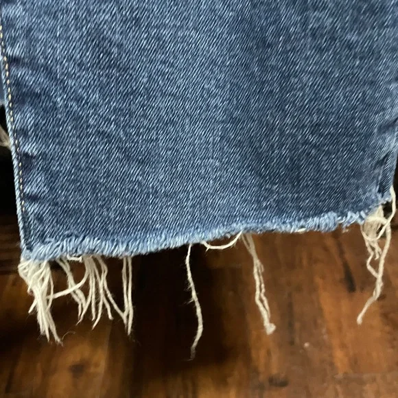 Womans Blue Distressed Jeans - Picture 8 of 11